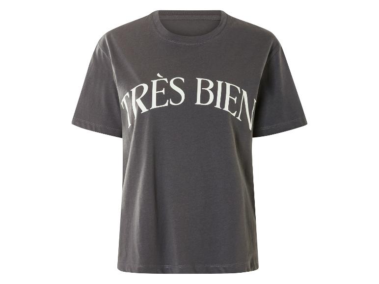 Un t-shirt gris avec l'inscription 'Très Bien'