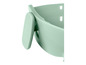 Un bracelet en silicone vert clair pour une montre intelligente.