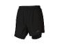 Short de sport Crivit noir avec shorty intégré.