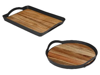 Plateau en acacia