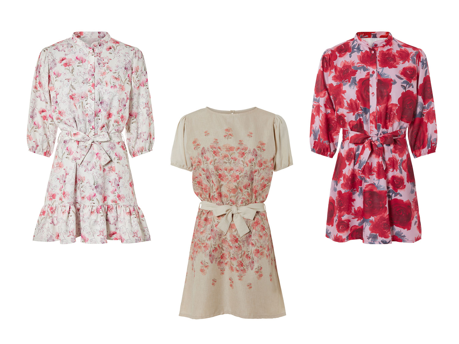 esmara® Mini-robe effet lin femme