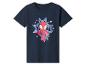 T-shirt enfant bleu avec imprimé Spiderman
