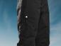 Pantalon noir avec fermeture éclair YKK