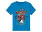 T-shirt bleu Mickey Mouse : graphisme vintage, numéro 28.