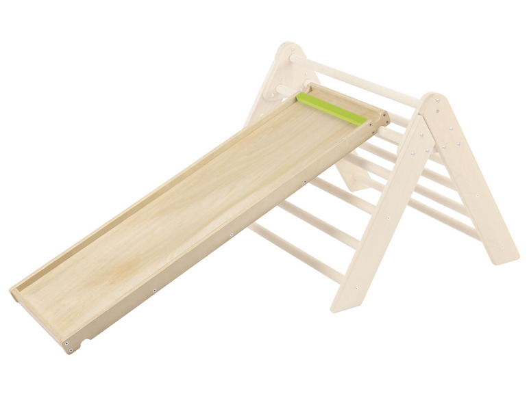 Aller en mode plein écran : Playtive Échelle d'escalade et toboggan en bois 2 en 1, 40 x 5 x 118 cm - Image 3