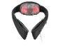 Masseur noir pour le cou et les épaules avec lumières chauffantes rouges