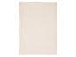 Un torchon en coton beige, probablement utilisé comme bavoir ou tablier.