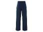 Pantalon large bleu foncé pour femme.