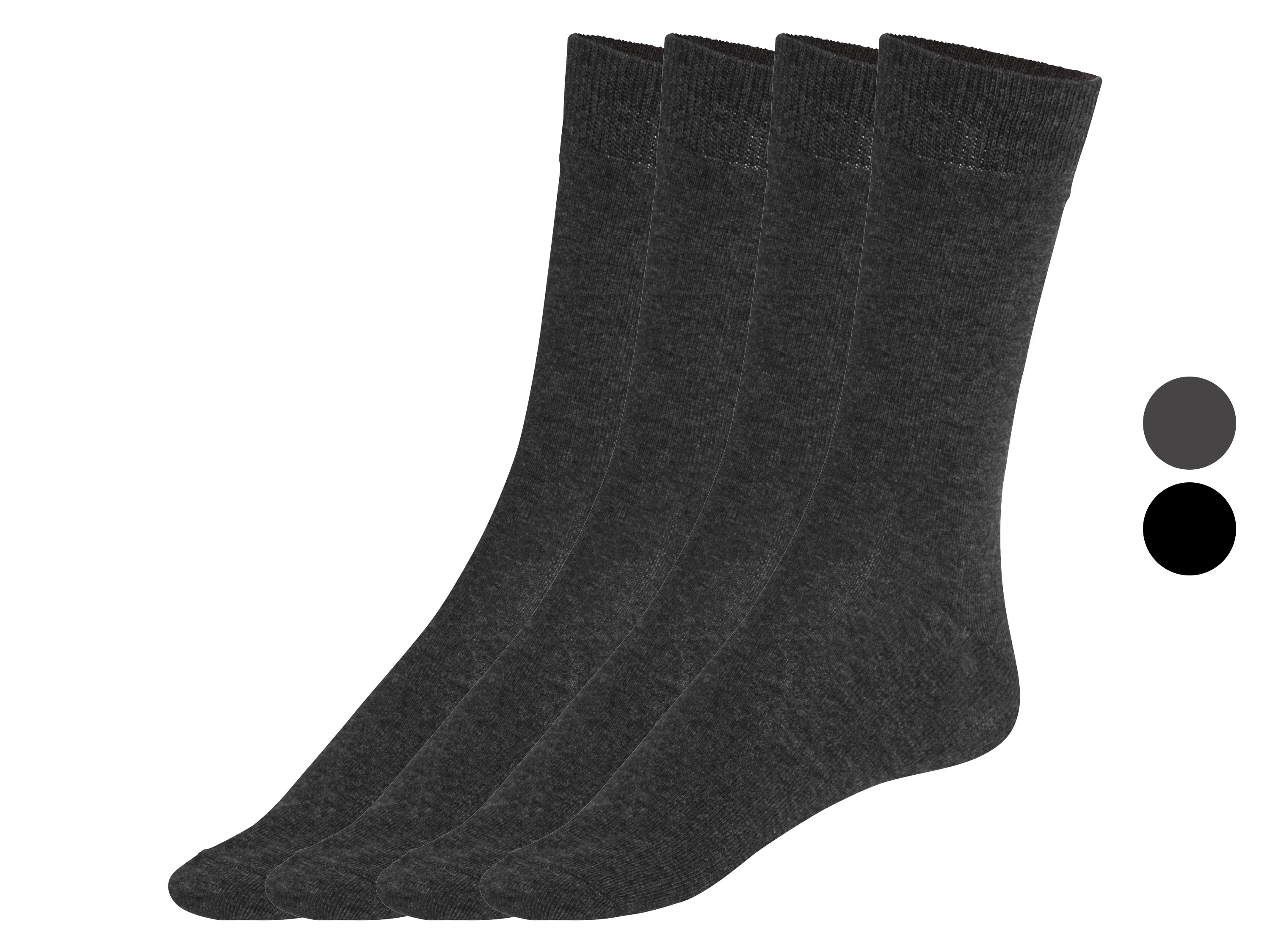 LIVERGY® Lot de 4 paires de chaussettes homme