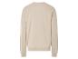 Sweat-shirt beige uni, vue arrière.