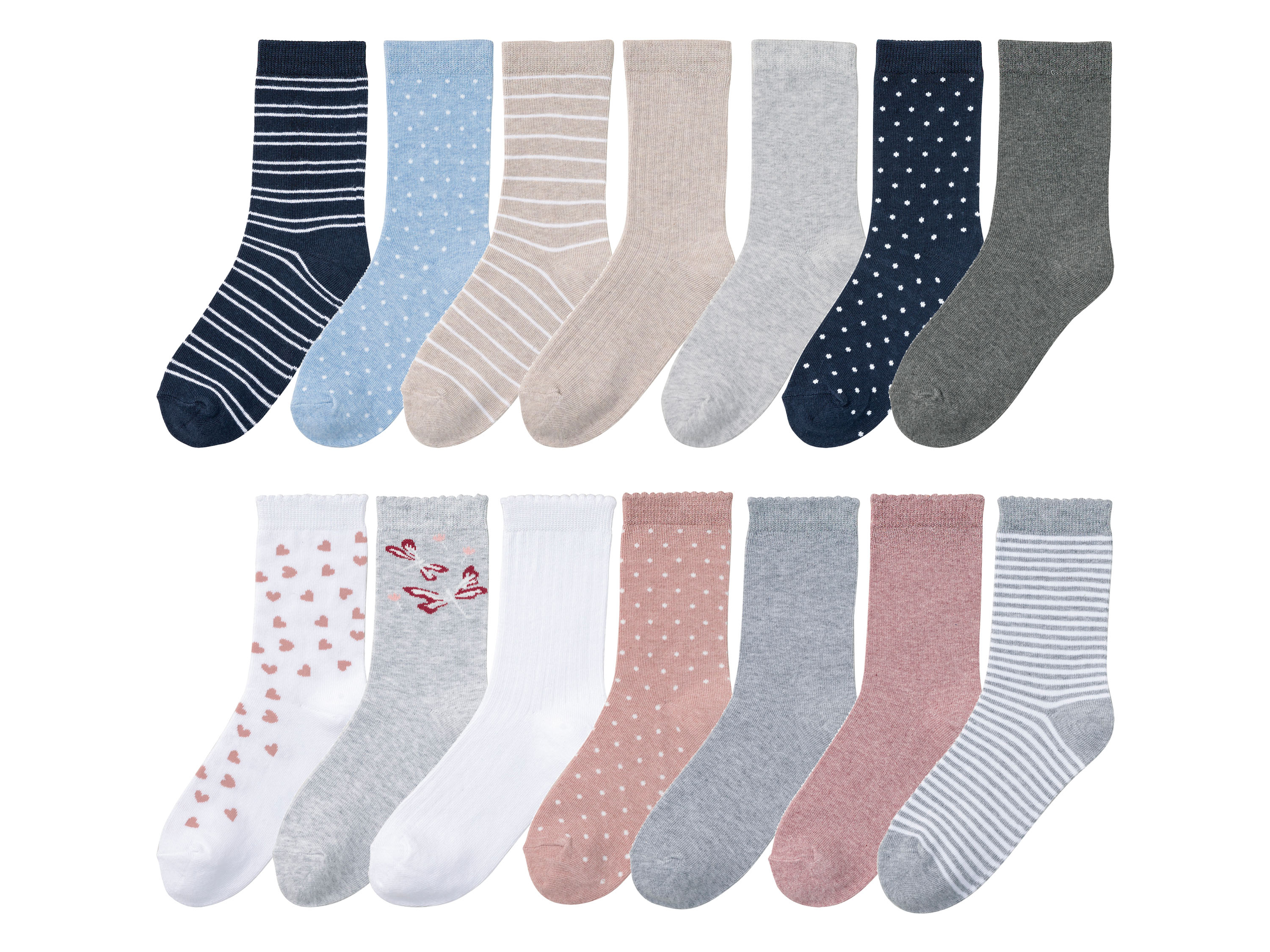 pepperts!® Lot de 7 paires de chaussettes enfant