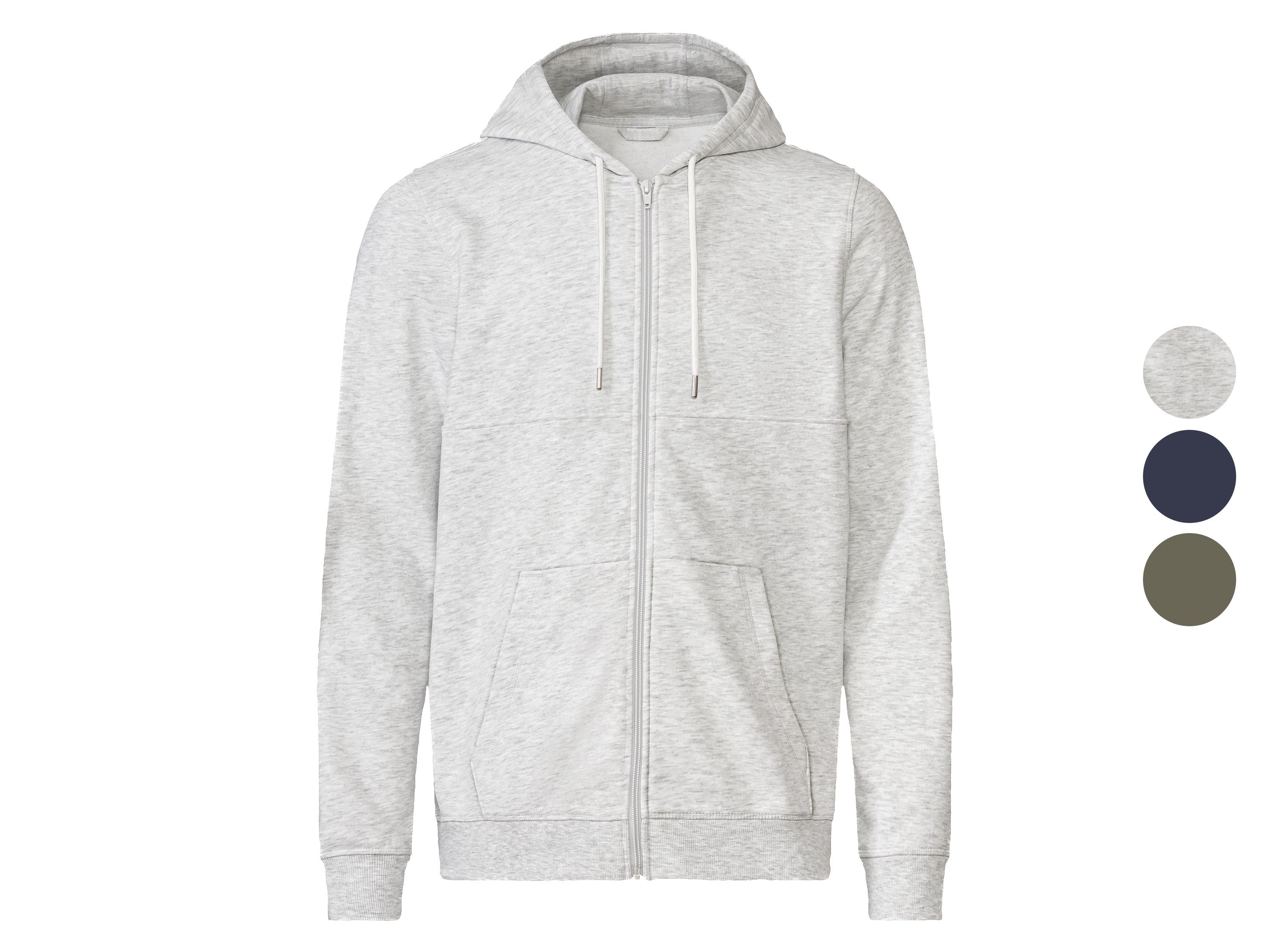 LIVERGY® Sweat zippé à capuche homme