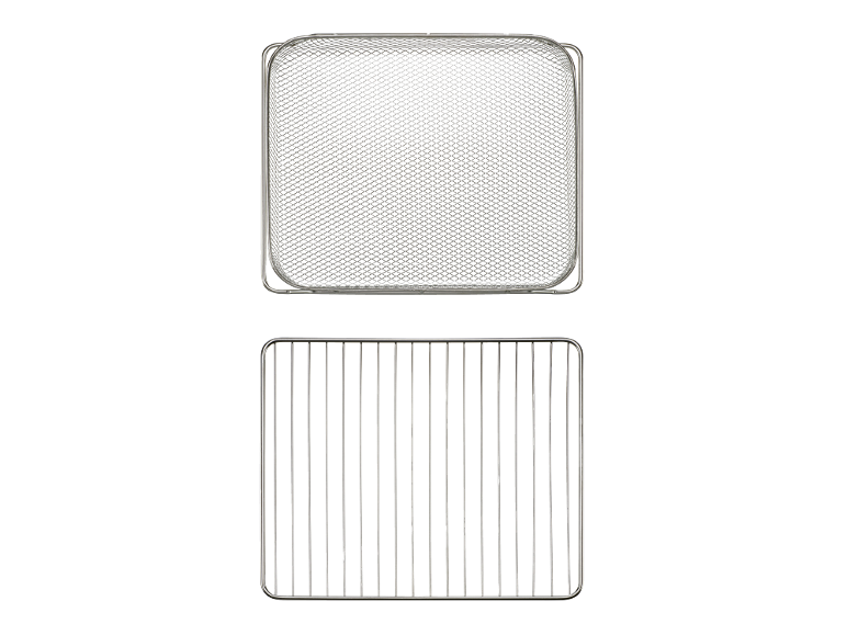 Panier en maille et grille pour friteuse à air ou four.