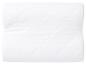 Un protège-matelas matelassé blanc.