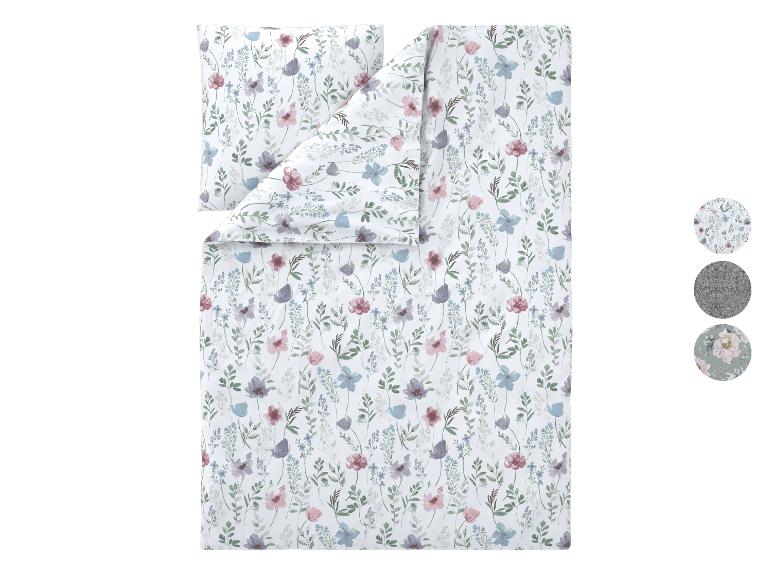 Parure de lit avec imprimé floral pastel et oreiller assorti