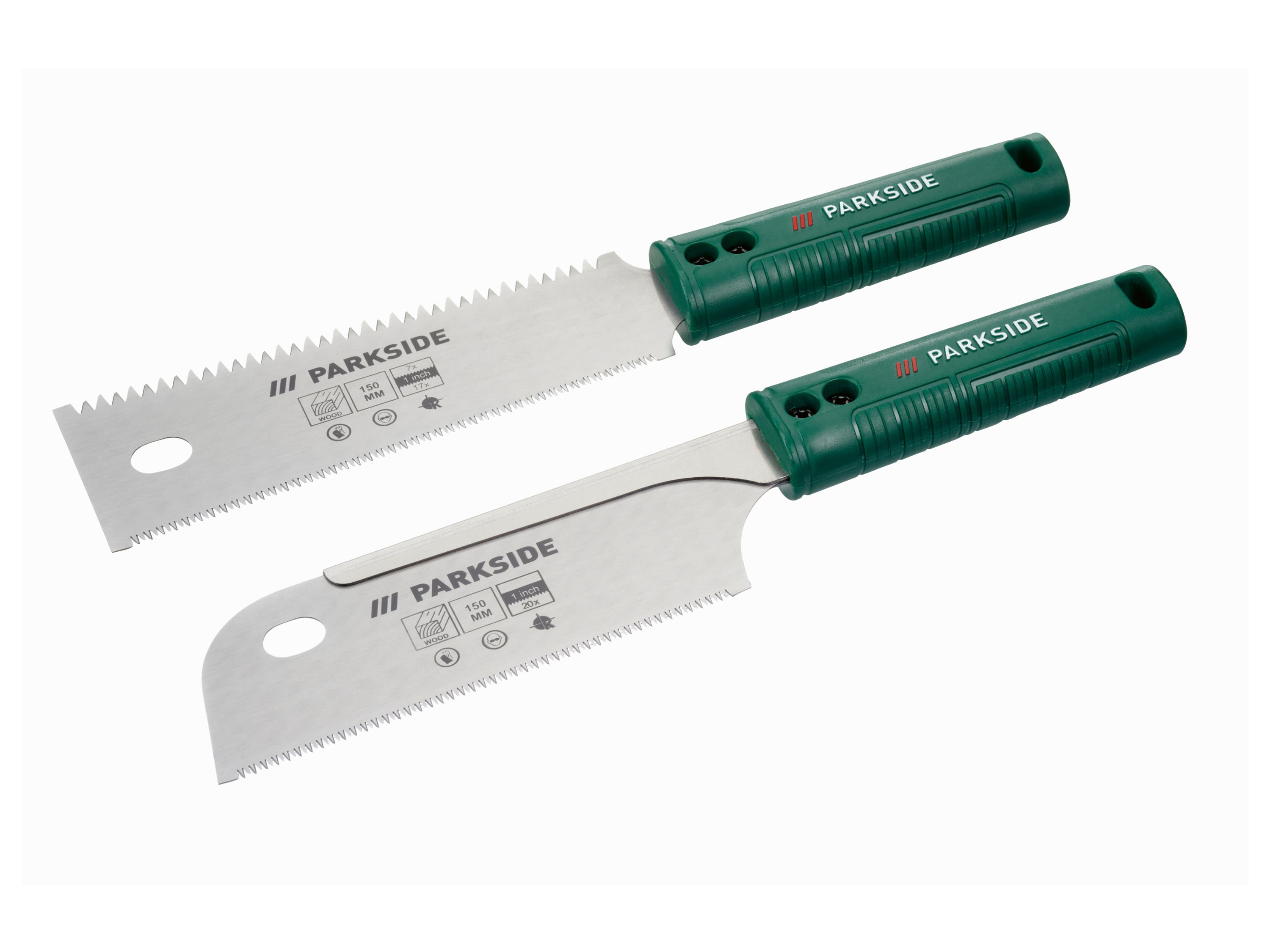 PARKSIDE® Scie fine ou scies japonaises (scies japonaises 150 mm, set de 2)