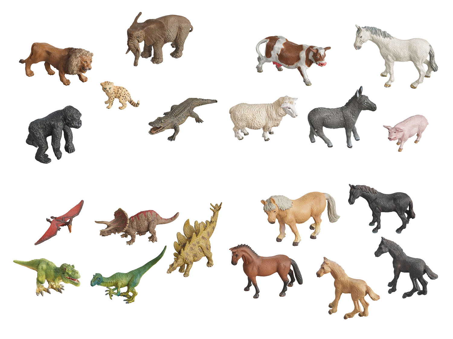 Playtive Figurines animaux, 5 pièces