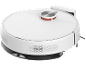 Aspirateur robot blanc avec station de charge