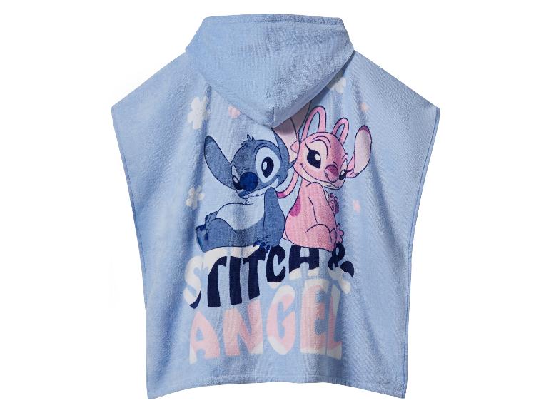 Serviette de bain à capuche Stitch et Angel.