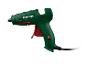 Pistolet à colle Parkside vert foncé.