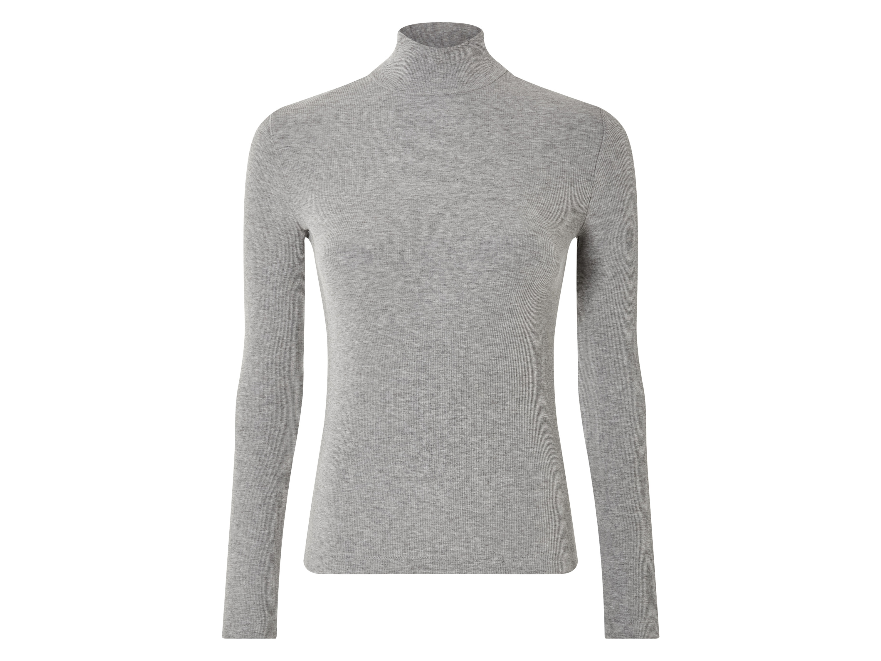 esmara® T-shirt à manches longues femme (gris, S(34/36))