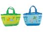 Deux sacs en toile avec des motifs de canard et d'éléphant