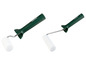 Deux rouleaux de peinture Parkside verts.