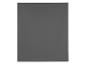 Un morceau de tissu gris rectangulaire.