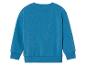 Un sweat-shirt bleu clair à manches longues.