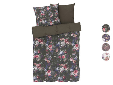 LIVARNO home Parure de lit en satin microfibre, 260 x 240 cm