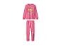 Pyjama rose pour enfant avec imprimé Paw Patrol Skye et cannes de Noël.