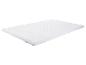 Matelas blanc en mousse, confortable et pratique.