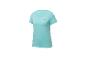 T-shirt turquoise à manches courtes pour femme.