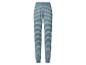 Bas de pyjama rayé bleu et blanc