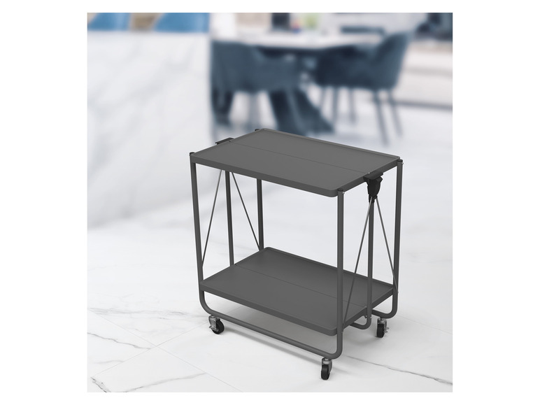 Aller en mode plein écran : LIVARNO home Chariot pliable avec roulettes pivotantes - Image 3