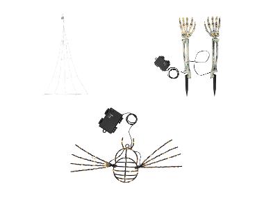 Décoration de jardin d'Halloween, avec fonction minuterie.