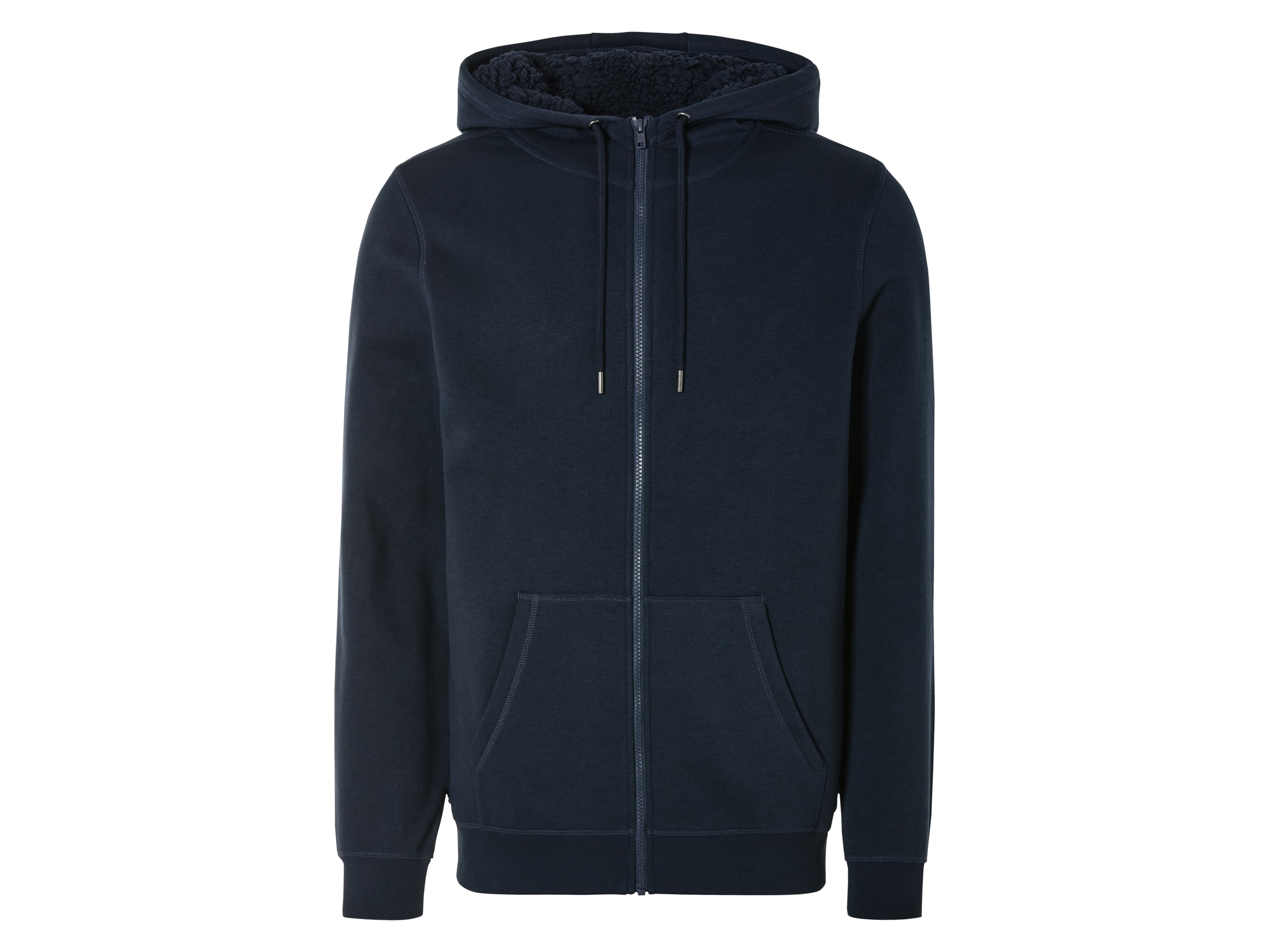 LIVERGY® Sweat en polaire homme (S, bleu foncé)