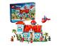 Ensemble LEGO Disney Lilo et Stitch Maison de plage avec figurines et véhicule.