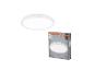 Plafonnier LED rond et emballage avec 1640 lm, 15 W et 3000 K.