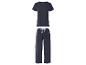 Pyjama en jersey : haut à manches courtes et pantalon large.