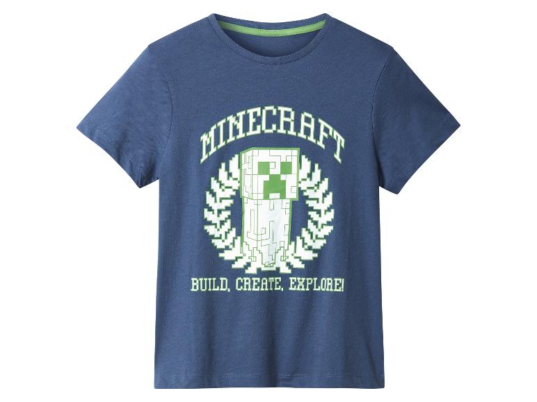 T-shirt Minecraft pour enfant avec imprimé Creeper.