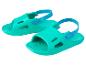 Sandales turquoise pour enfant avec bride.