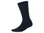 Chaussette homme bleu foncé sur fond blanc