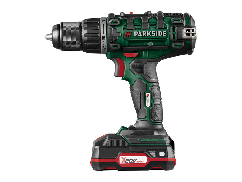 Aller en mode plein écran : PARKSIDE® Set perceuse-visseuse sans fil PABS 20-Li G8, 20 V - Image 4