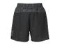 Short de sport noir avec taille élastique et poche zippée à l'arrière