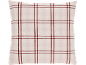 Plaid à motif carreaux rouges