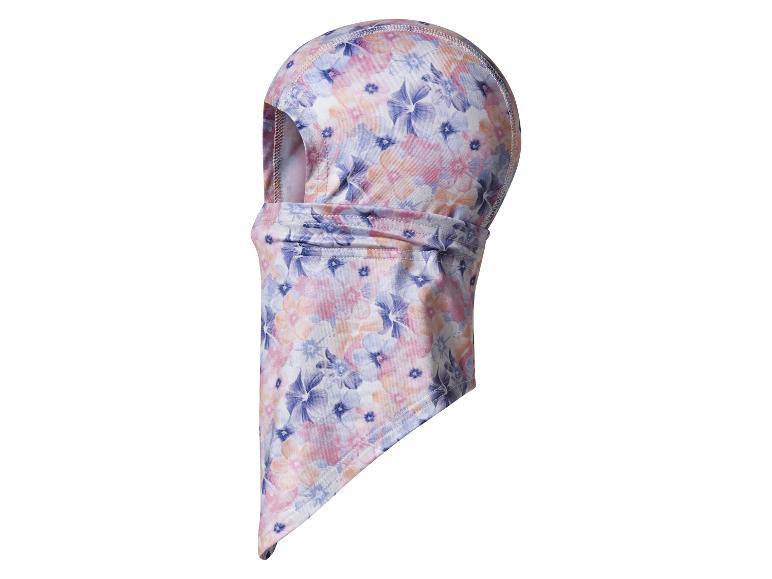 Cagoule enfant à imprimé floral coloré