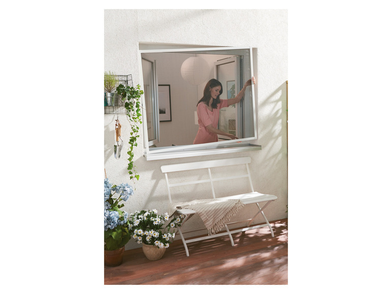 Aller en mode plein écran : LIVARNO home Fenêtre moustiquaire en aluminium, 130 x 150 cm - Image 11
