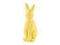 Lapin de Pâques jaune en chocolat