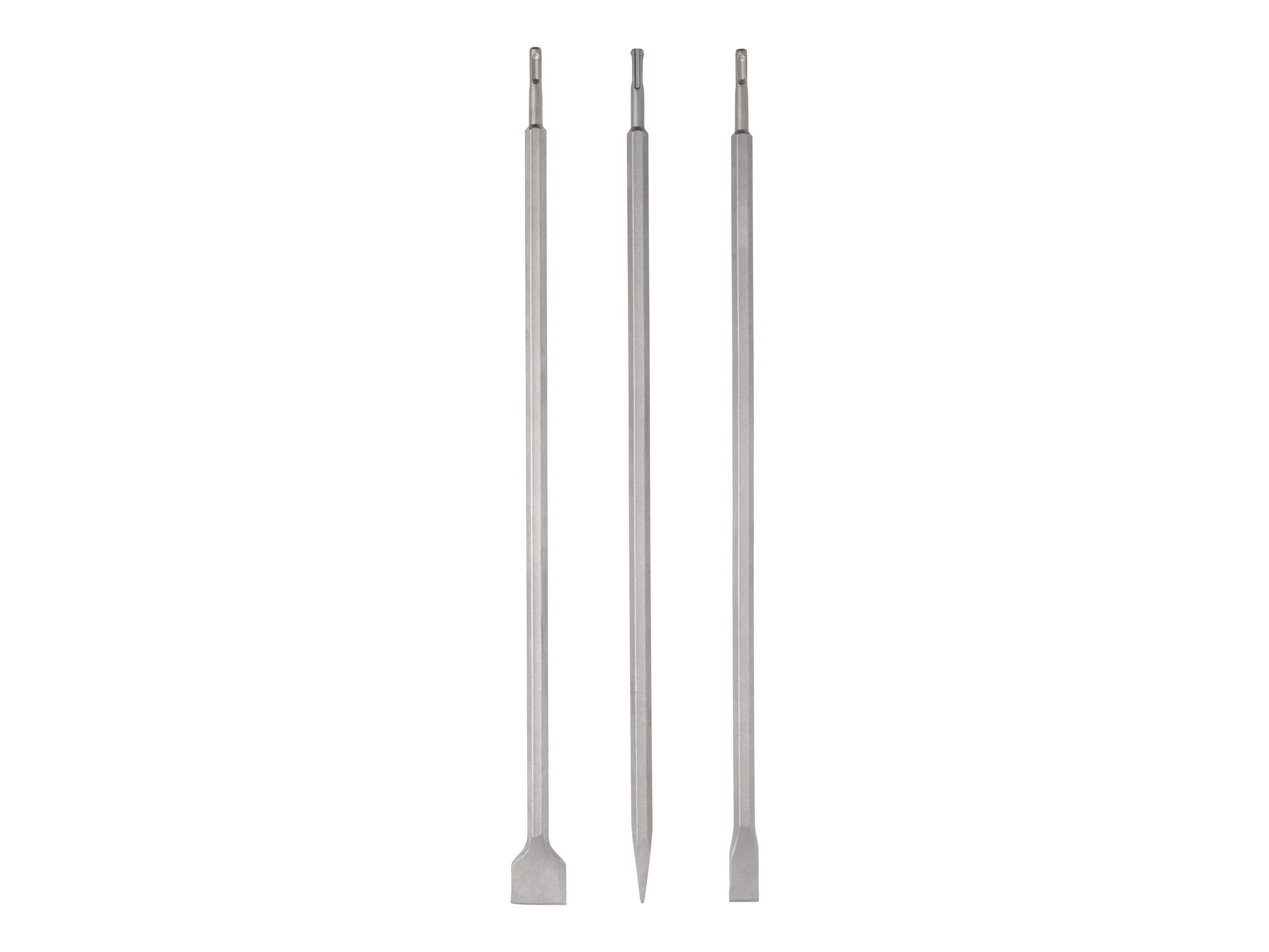 PARKSIDE® Burins longs ou Mèches à spirale ou Forets à pierre (burins longs, 3 pièces)